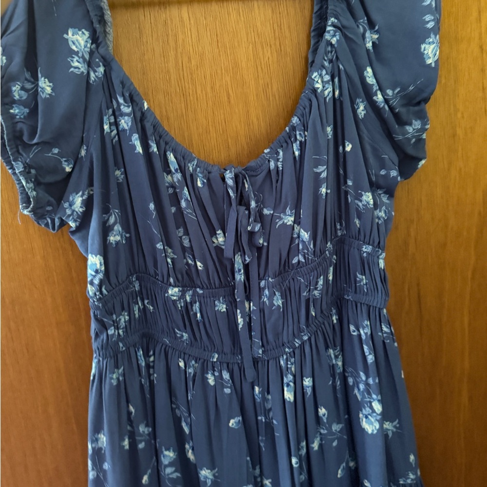 Mahina Blue Floral Mini Dress